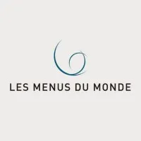 Voici le logo de la marque LES MENUS DU MONDE qui représente son identité graphique.
