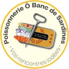 Voici le logo de la marque ESPACE MAREE SARL (O BANC DE SARDINES) qui représente son identité graphique.