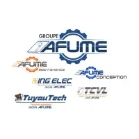 Voici le logo de la marque A.F.U.M.E. ATELIER DE FABRICATION ET D'USINAGE MECANIQUE (A.F.U.M.E.) qui représente son identité graphique.