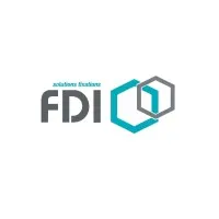 Voici le logo de la marque FERRE DISTRIBUTION INDUSTRIELLE (FDI) qui représente son identité graphique.