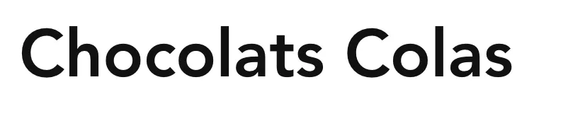 CHOCOLATS COLAS logo