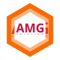 Voici le logo de la marque AUTOMATION MECANISATION GESTION (AMG) qui représente son identité graphique.