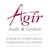 Voici le logo de la marque AGIR - AUDIT ET GESTION qui représente son identité graphique.
