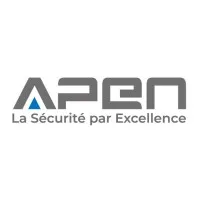 Voici le logo de la marque A.P.E.N qui représente son identité graphique.