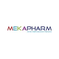Voici le logo de la marque MEKAPHARM qui représente son identité graphique.