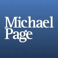 Voici le logo de la marque MICHAEL PAGE SUD (MICHAEL PAGE RHONE-ALPES) qui représente son identité graphique.