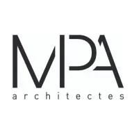 Voici le logo de la marque MARINA PROJETS ET ARCHITECTURE (MP&A) qui représente son identité graphique.