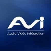 Voici le logo de la marque AUDIO VIDEO INTEGRATION qui représente son identité graphique.