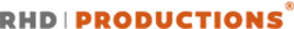Voici le logo de la marque R.H.D. PRODUCTIONS qui représente son identité graphique.