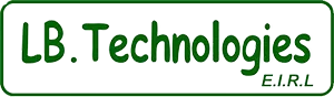 Voici le logo de la marque BONNEAU LAURENCE (LB TECHNOLOGIES) qui représente son identité graphique.