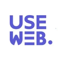 Voici le logo de la marque USEWEB qui représente son identité graphique.