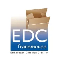 Voici le logo de la marque EMBALLAGES DIFFUSION CREATION (E.D.C. TRANSMOUSS) qui représente son identité graphique.
