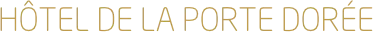 HOTEL DE LA PORTE DOREE logo