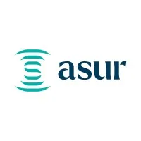 Voici le logo de la marque ASUR ANALYSES ET MESURES qui représente son identité graphique.