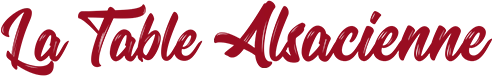 Voici le logo de la marque LA TABLE ALSACIENNE qui représente son identité graphique.