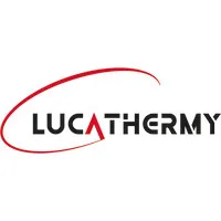 Voici le logo de la marque LUCATHERMY qui représente son identité graphique.