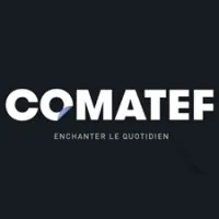 Voici le logo de la marque COMATEF qui représente son identité graphique.