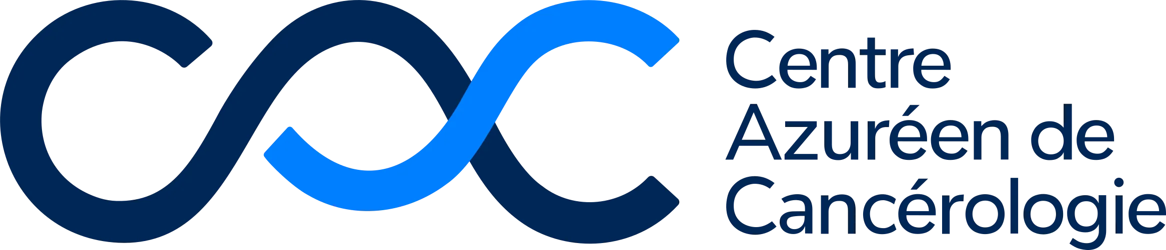 Voici le logo de la marque SAS ONCO AZUR qui représente son identité graphique.