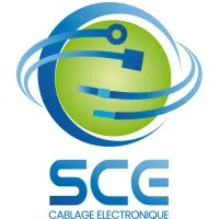 Voici le logo de la marque S.C.E. qui représente son identité graphique.