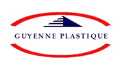 Voici le logo de la marque GUYENNE PLASTIQUE qui représente son identité graphique.