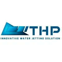Voici le logo de la marque TECHNIQUES HAUTE PRESSION (THP) qui représente son identité graphique.