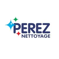 Voici le logo de la marque PEREZ NETTOYAGE qui représente son identité graphique.