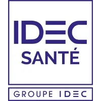 Voici le logo de la marque IDEC SANTE qui représente son identité graphique.