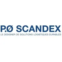 Voici le logo de la marque TRANSPORTS P O SCANDEX qui représente son identité graphique.
