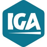Voici le logo de la marque IGA.VOYAGES (IGA*V) qui représente son identité graphique.