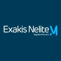 Voici le logo de la marque EXAKIS NELITE qui représente son identité graphique.