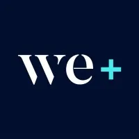 WE + logo