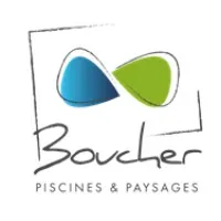 Voici le logo de la marque BOUCHER PAYSAGISTE qui représente son identité graphique.