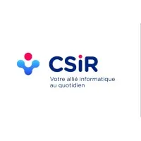 Voici le logo de la marque CONSEILS SOLUTIONS INFORMATIQUES REUNION (CSIR) qui représente son identité graphique.