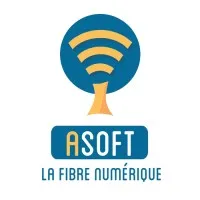 Voici le logo de la marque ASOFT NYONS NUMERIQUE (ASOFT) qui représente son identité graphique.