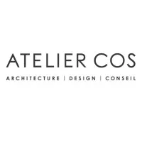 Voici le logo de la marque ATELIER COS ARCHITECTURE qui représente son identité graphique.