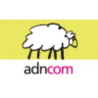 Voici le logo de la marque ADNCOM qui représente son identité graphique.