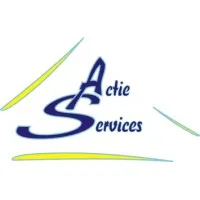 Voici le logo de la marque ACTIE SERVICES qui représente son identité graphique.