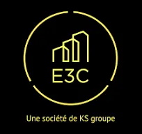 Voici le logo de la marque E3C ELEC CHAUFFAGE CLIM CANALISATION qui représente son identité graphique.