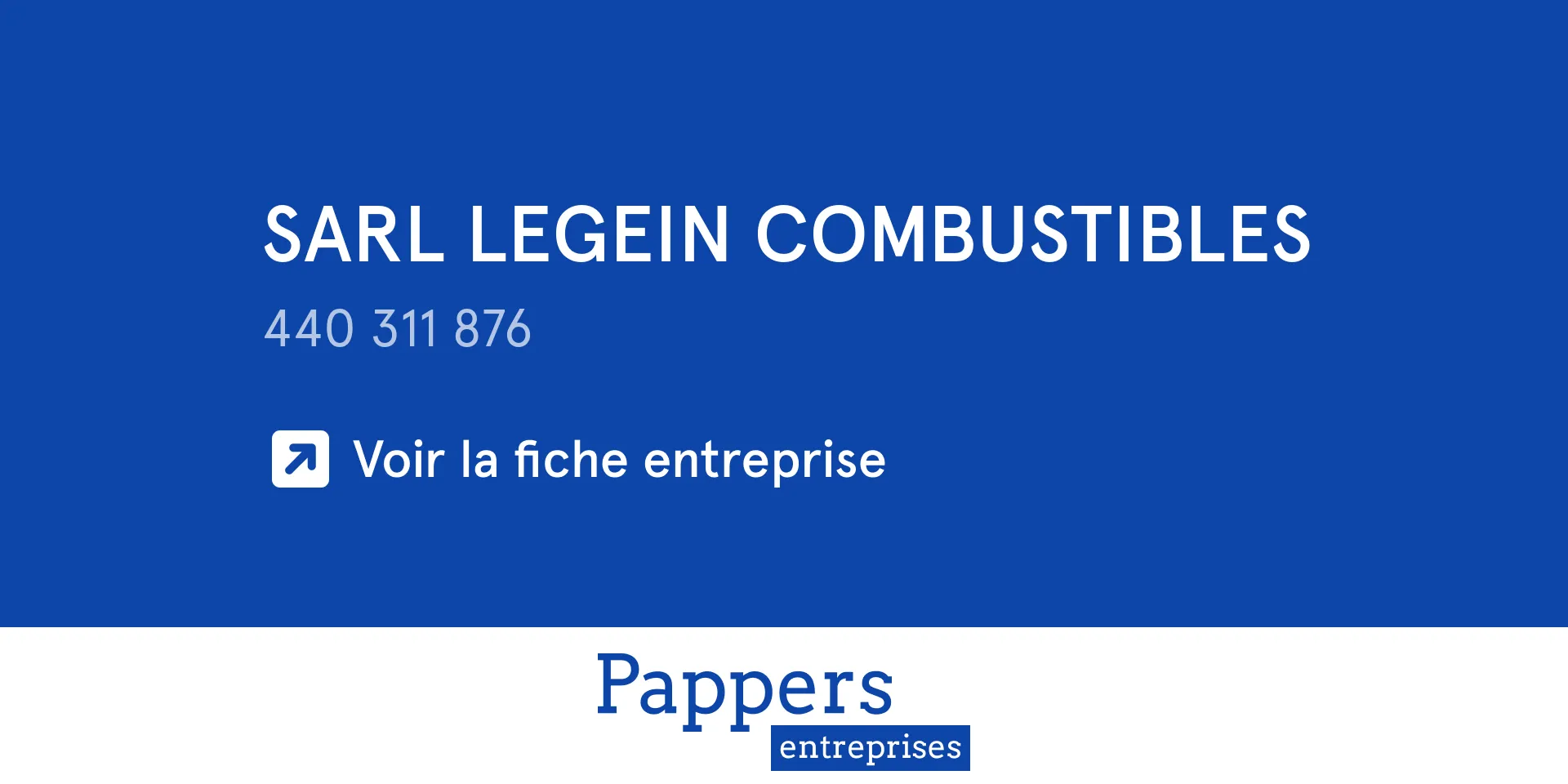 SARL LEGEIN COMBUSTIBLES logo