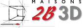 2B3D logo
