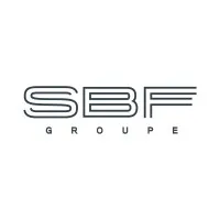 Voici le logo de la marque SBF GROUPE (SBF) qui représente son identité graphique.