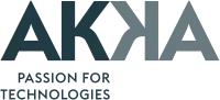 Voici le logo de la marque AKKODIS HIGH TECH SAS qui représente son identité graphique.