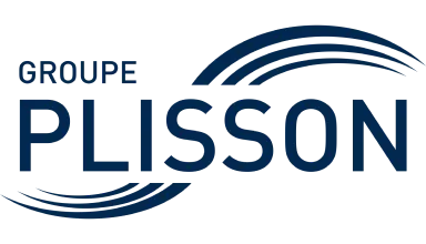 Voici le logo de la marque GROUPE PLISSON qui représente son identité graphique.