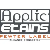 Voici le logo de la marque APPLIC ' ETAINS qui représente son identité graphique.