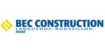 Voici le logo de la marque BEC CONSTRUCTION LANGUEDOC-ROUSSILLON qui représente son identité graphique.