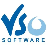 Voici le logo de la marque VSO SOFTWARE qui représente son identité graphique.