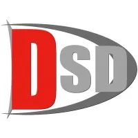 Voici le logo de la marque DIEUDONNE SECURITE DISTRIBUTION (D.S.D) qui représente son identité graphique.