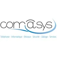 Voici le logo de la marque COMASYS qui représente son identité graphique.