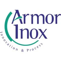 Voici le logo de la marque ARMOR INOX PRODUCTION qui représente son identité graphique.
