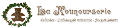 Voici le logo de la marque LA NOUNOURSERIE qui représente son identité graphique.